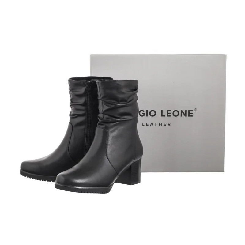 Sergio Leone Czarne BT 289-S (SL540-a) shoes