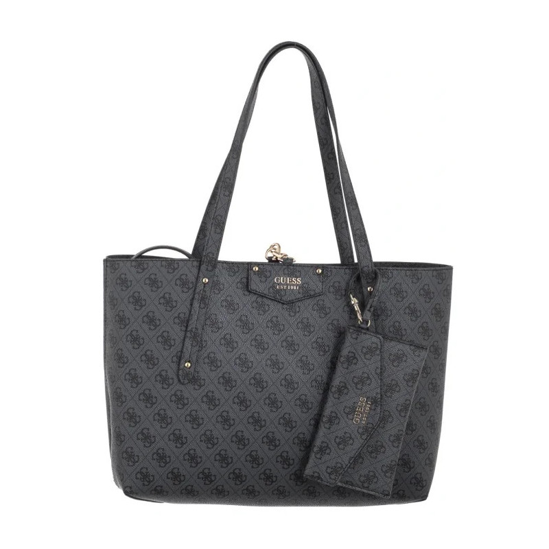 Guess Eco Brenton Tote HWEBG8 39023 Coal Logo (GU249-d) handbag