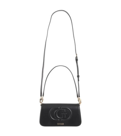 Guess Eco Mietta Flap Shoulder Bag HWEVG9 51320 BLA (GU649-a) handbag