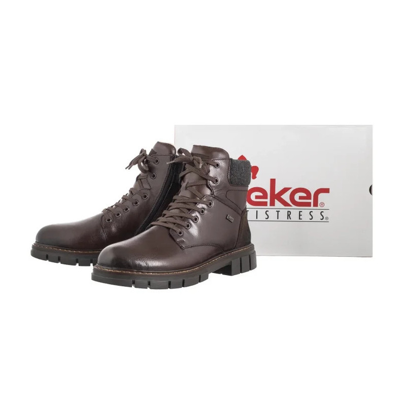 Rieker Brązowe 32205-25 Brown (RI211-a) saapad