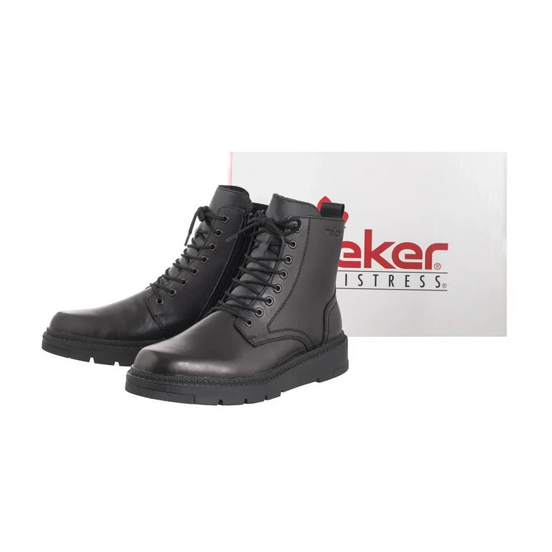 Rieker Czarne 30101-00 Black (RI210-a) saapad