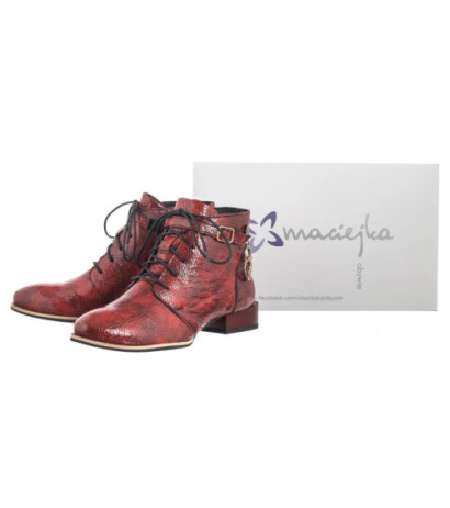 Maciejka Czerwone 5743A-08/00-8 (MA1273-a) shoes