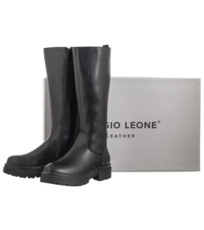 Sergio Leone Czarne KZ 333-S (SL543-a) boots