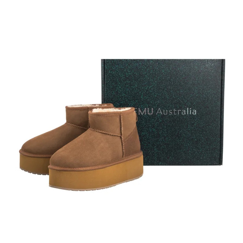 EMU Australia Stinger Micro Flatform Chestnut W13082 (EM505-g) shoes