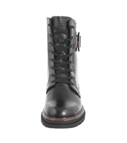 Tamaris Czarne 1-25221-43 003 Black Leather (TM514-a) bateliai