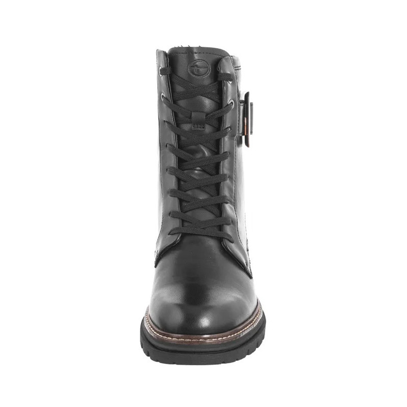 Tamaris Czarne 1-25221-43 003 Black Leather (TM514-a) bateliai