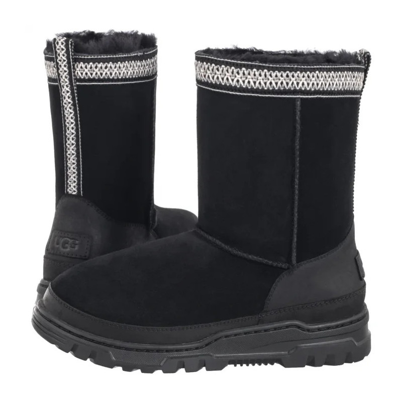 UGG Kids Classic Short Trailgazer 1157694K BLK (UA121-a) boots