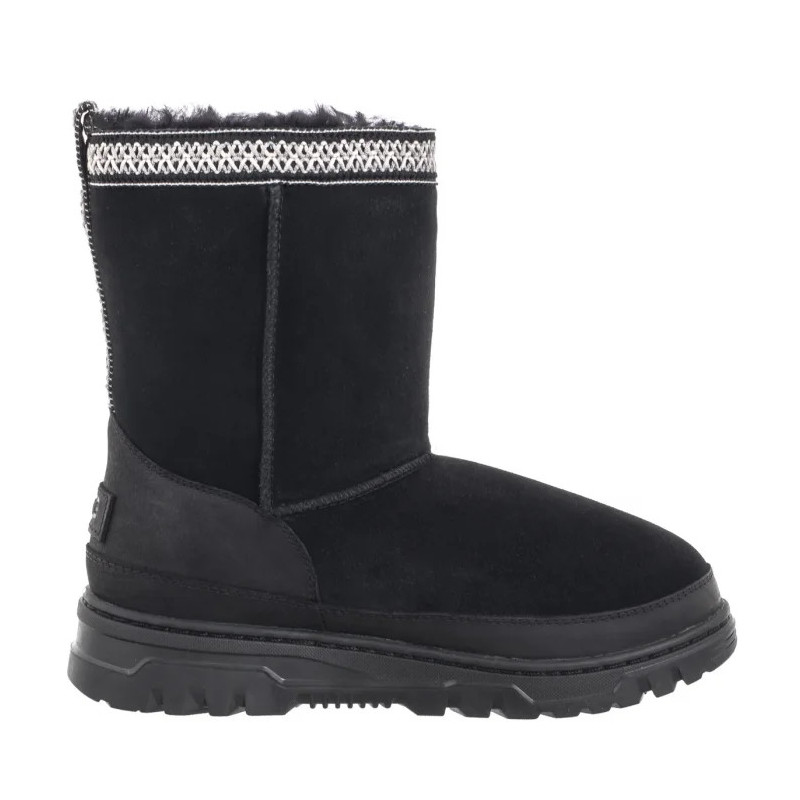 UGG Kids Classic Short Trailgazer 1157694K BLK (UA121-a) boots