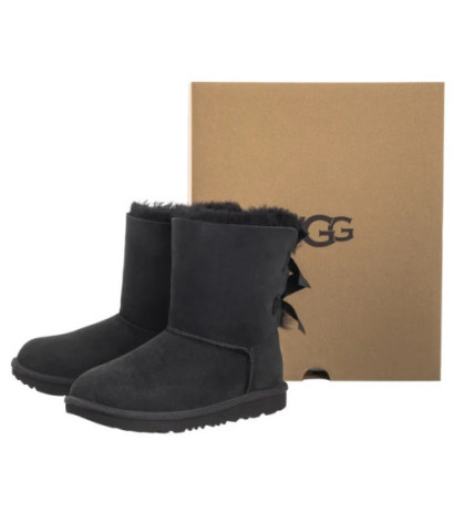 UGG K Bailey Bow II 1017394K BLK (UA120-a) boots