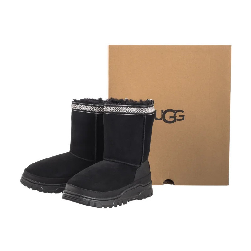 UGG Kids Classic Short Trailgazer 1157694K BLK (UA121-a) boots