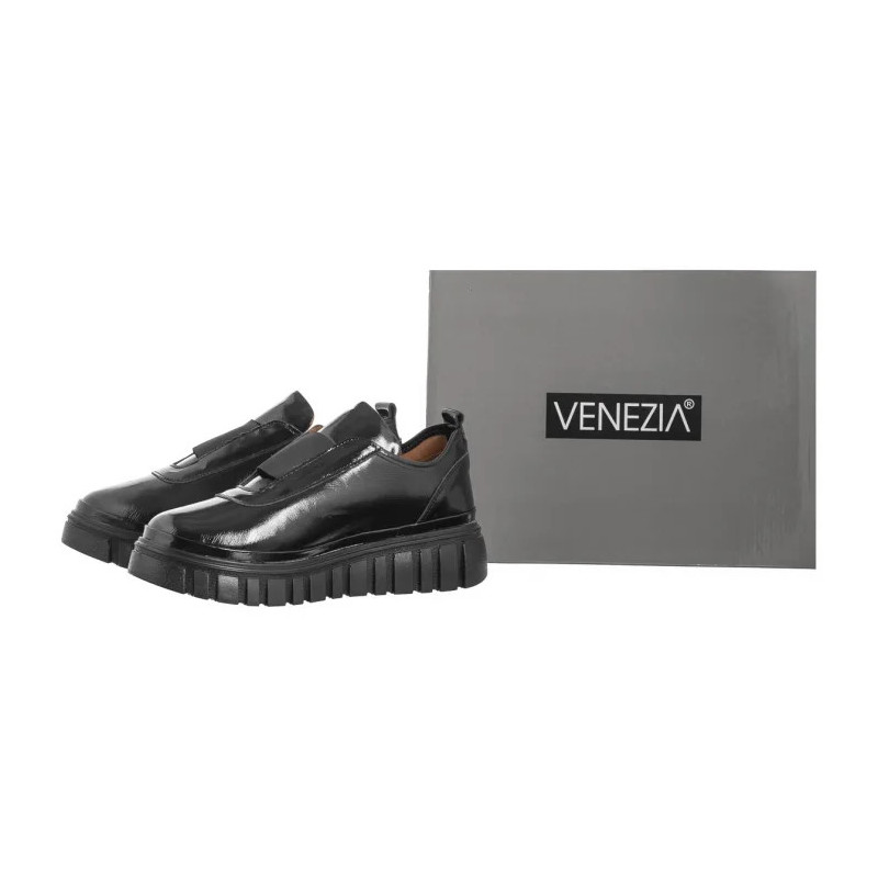 Venezia Czarne R016PABLOBL047 (VE792-a) kurpes