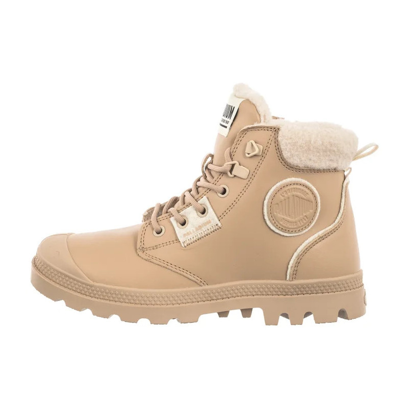 Palladium Pampa Hi Snow Warm Beige Tan 94380-235-M  (PA138-a) batai