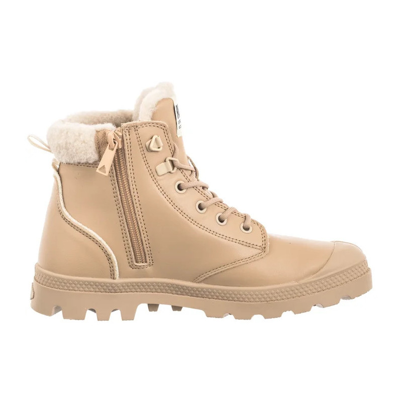 Palladium Pampa Hi Snow Warm Beige Tan 94380-235-M  (PA138-a) batai