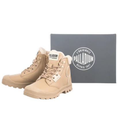 Palladium Pampa Hi Snow Warm Beige Tan 94380-235-M  (PA138-a) batai