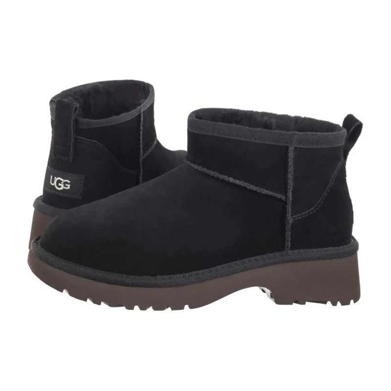 UGG Kids Classic Ultra Mini New Heights 1157732K BLK (UA114-a) batai