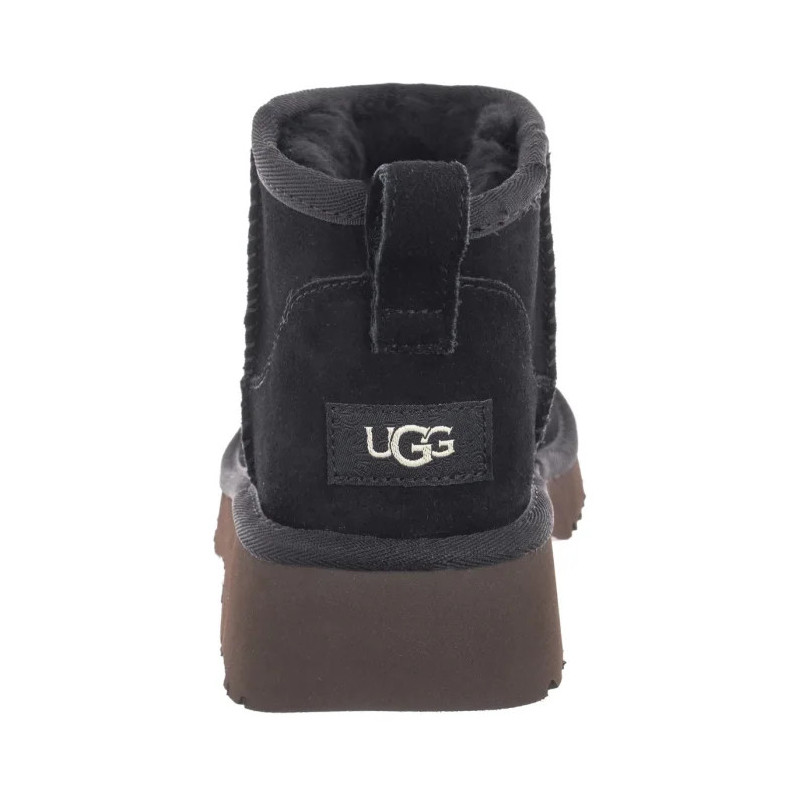 UGG Kids Classic Ultra Mini New Heights 1157732K BLK (UA114-a) batai