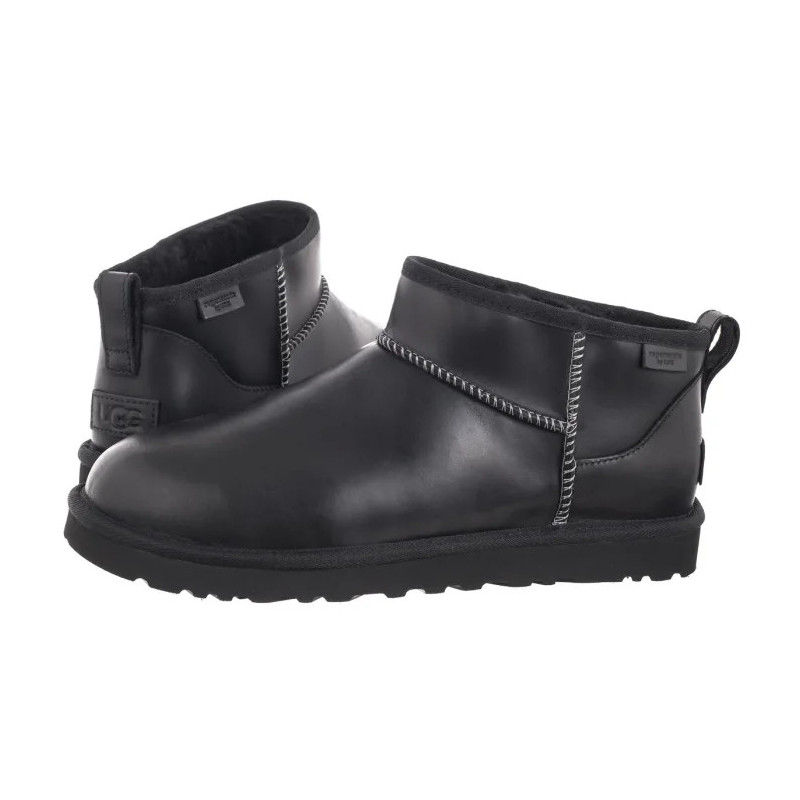 UGG M Classic Ultra Mini Lthr Regen 1158191 BLK (UA116-b) batai