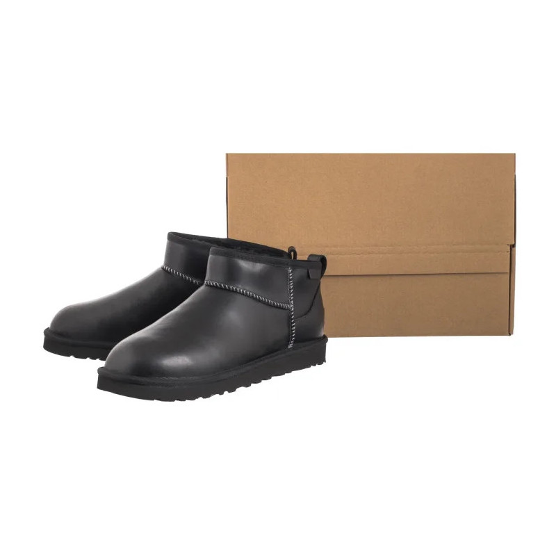 UGG M Classic Ultra Mini Lthr Regen 1158191 BLK (UA116-b) batai