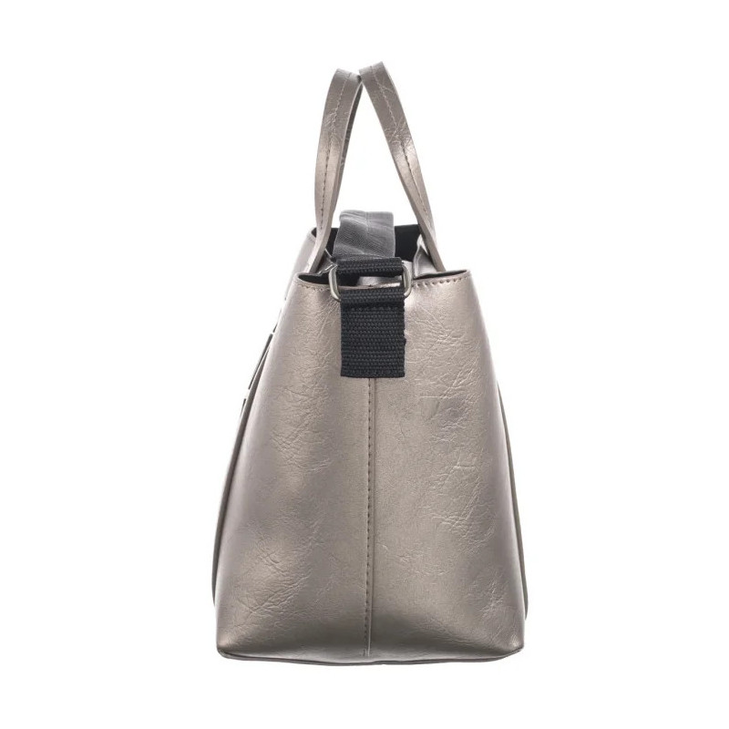 Tommy Hilfiger Tjw City Bold Mini Tote Silver AW0AW16501 (TH1208-a) handbag