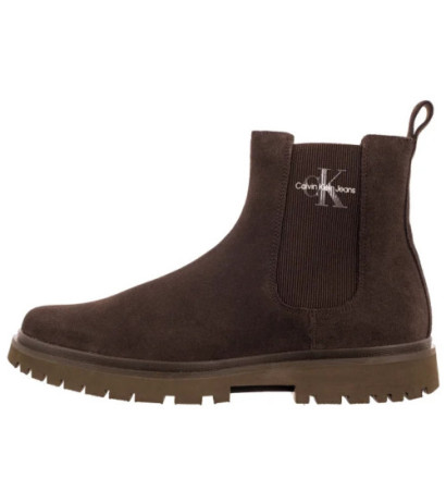 Calvin Klein Eva Boot Mid Chelsea Iconic Dr Triple Slate Black YM0YM01080 GWX (CK595-a) batai