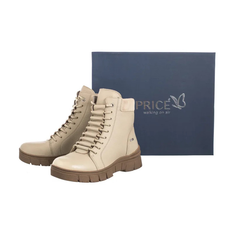 Caprice Beżowe 9-23241-43 402 Beige Nappa (CP426-a) shoes