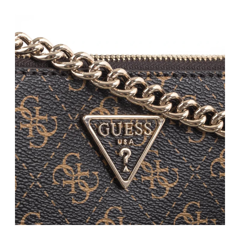 Guess Eco Erica Status Crossbody HWEQG9 51012 Brown Logo (GU676-a) käekott