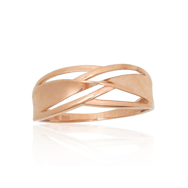 Gold ring 1101189(Au-R), Red Gold 585°