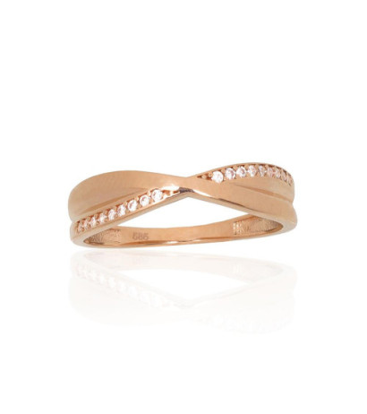 Gold ring 1101196(Au-R)_CZ,...