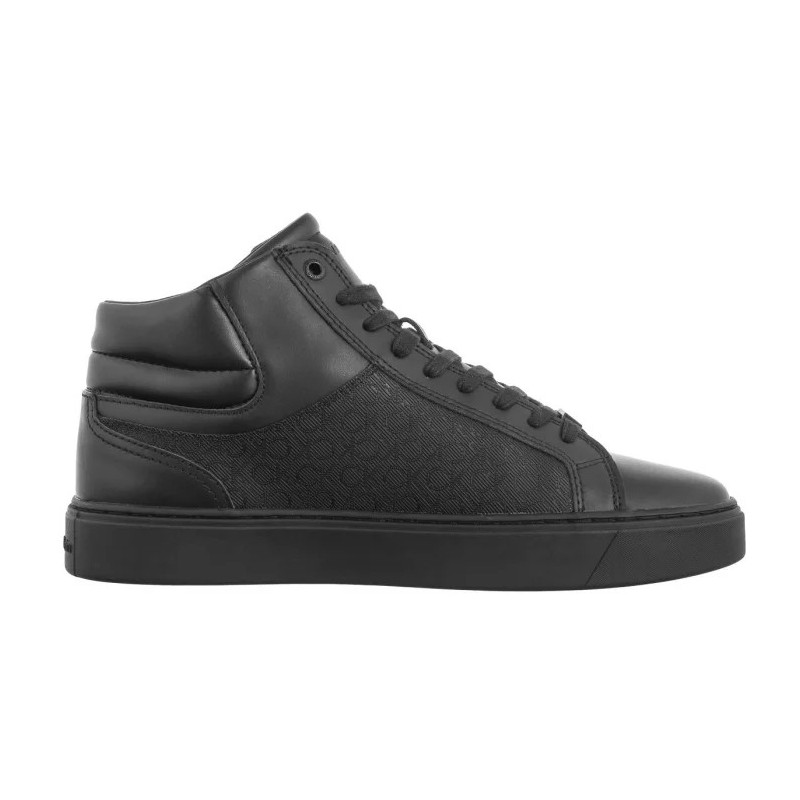 Calvin Klein High Top Lace Up W/ Zip Mono Triple Black Mono HM0HM01556 0GT (CK594-a) spordijalatsid