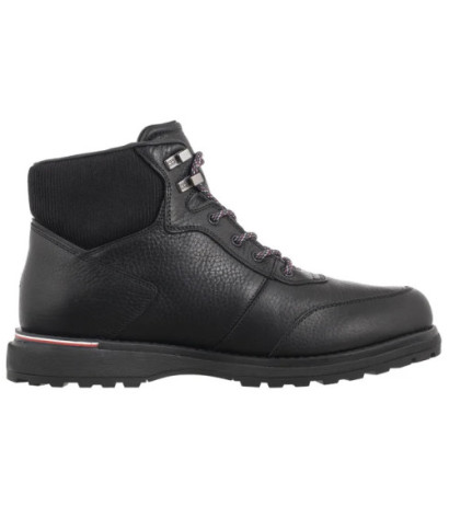 Tommy Hilfiger Corporate Warm Outdoor Lth Boot Black FM0FM05148 BDS (TH1213-a) boots