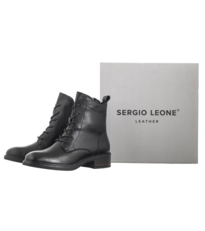 Sergio Leone Czarne BT 760-S (SL549-a) batai