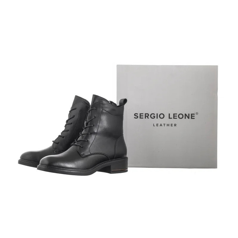 Sergio Leone Czarne BT 760-S (SL549-a) batai