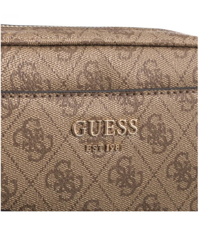 Guess Vikky II Camera Crossbody HWSG93 18140 Latte Logo/Brown (GU657-a) handbag