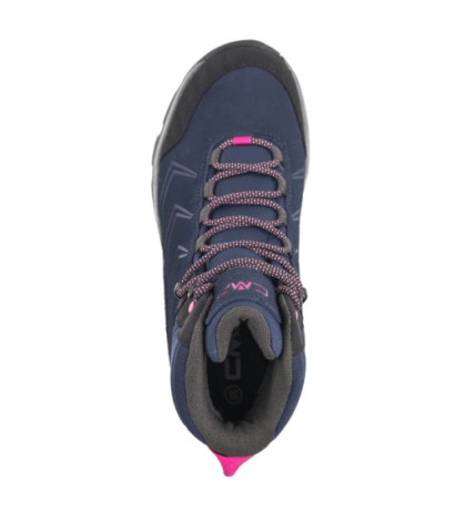 CMP Kids Melnick Mid Trekking Shoes Wp 3Q18584J 30MR Blue-Fuxia (CM33-a) batai