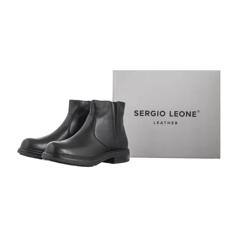 Sergio Leone Czarne BT 345-S (SL548-a) batai