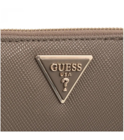 Guess Laurel Slg Medium Zip Around SWZG85 00140 Dark Taupe (GU659-b) rokassoma