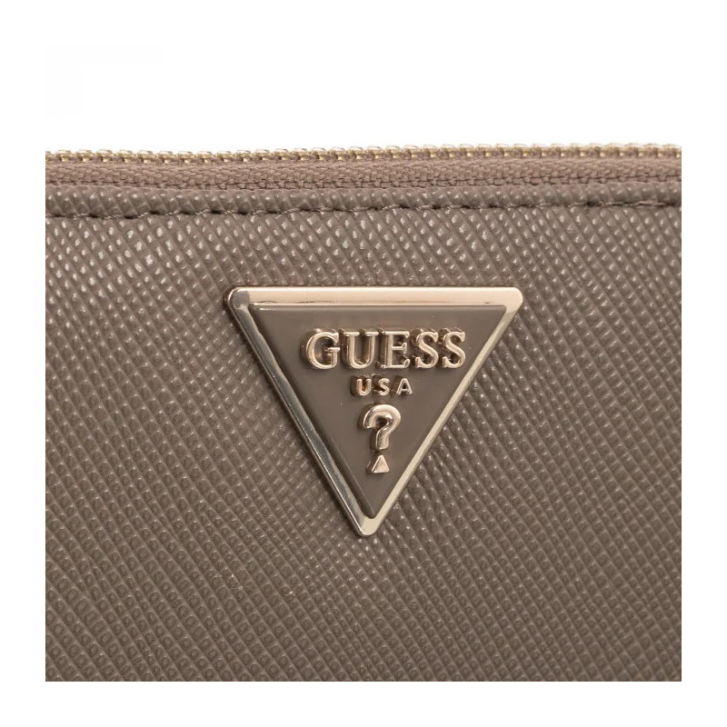 Guess Laurel Slg Medium Zip Around SWZG85 00140 Dark Taupe (GU659-b) rokassoma