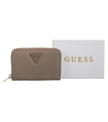 Guess Laurel Slg Medium Zip Around SWZG85 00140 Dark Taupe (GU659-b) rokassoma