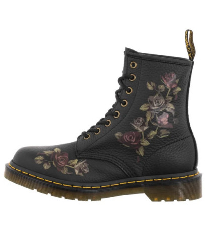 Dr. Martens 1460 Decayed Roses Classic Tumbled Nappa Black 32070001 (DR86-a) zābaki