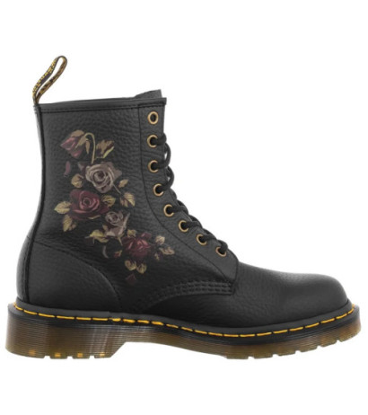 Dr. Martens 1460 Decayed Roses Classic Tumbled Nappa Black 32070001 (DR86-a) zābaki