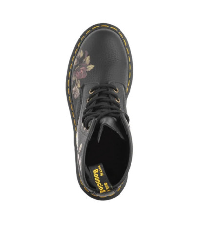 Dr. Martens 1460 Decayed Roses Classic Tumbled Nappa Black 32070001 (DR86-a) zābaki