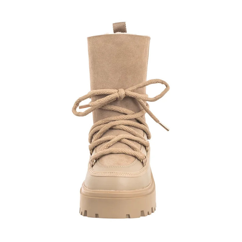 Tommy Hilfiger Real Shearling Lace-Up Snowboot Beige FW0FW08085 AEG (TH1210-a) batai