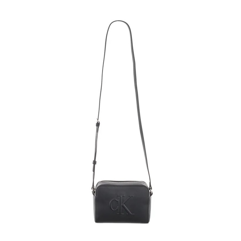 Calvin Klein Sculpted Camera Bag Deboss Black K60K612726 BEH (CK583-a) handbag