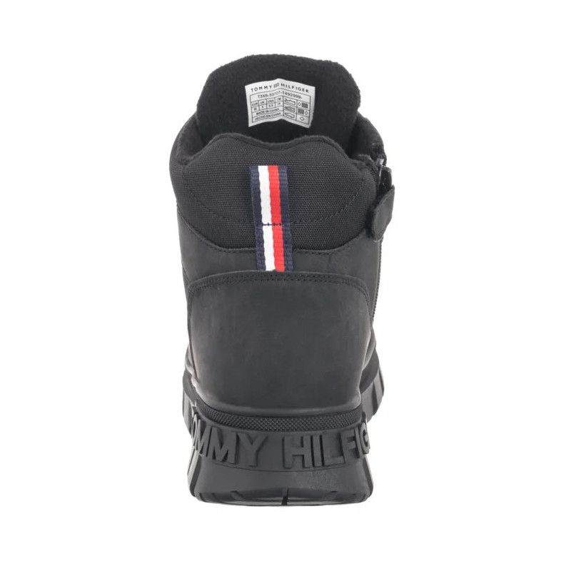 Tommy Hilfiger Lace-Up Bootie Black T3X5-33707-1492999 (TH1201-a) shoes