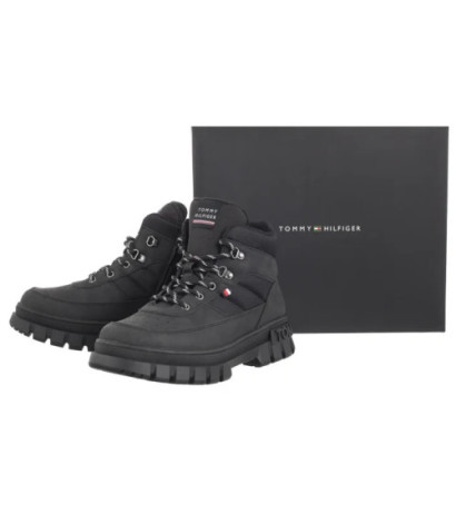 Tommy Hilfiger Lace-Up Bootie Black T3X5-33707-1492999 (TH1201-a) kingad