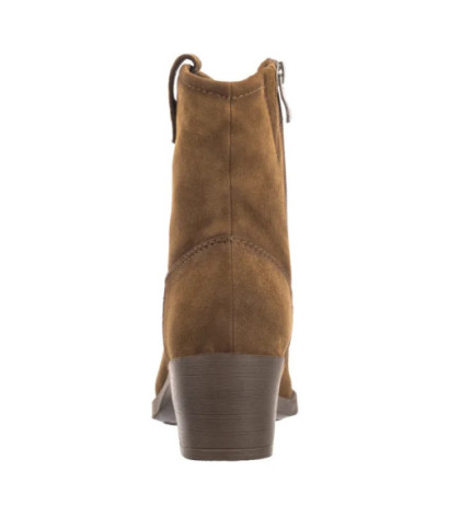 Caprice Brązowe 9-25313-43 741 Khaki Suede (CP423-a) batai