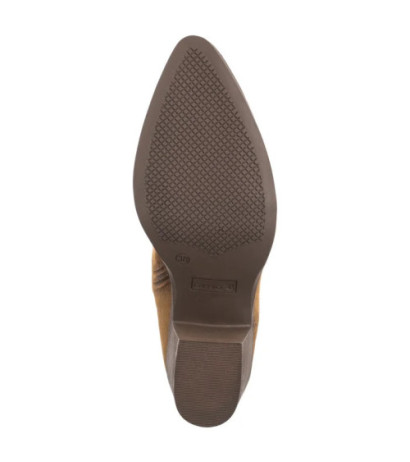 Caprice Brązowe 9-25313-43 741 Khaki Suede (CP423-a) batai