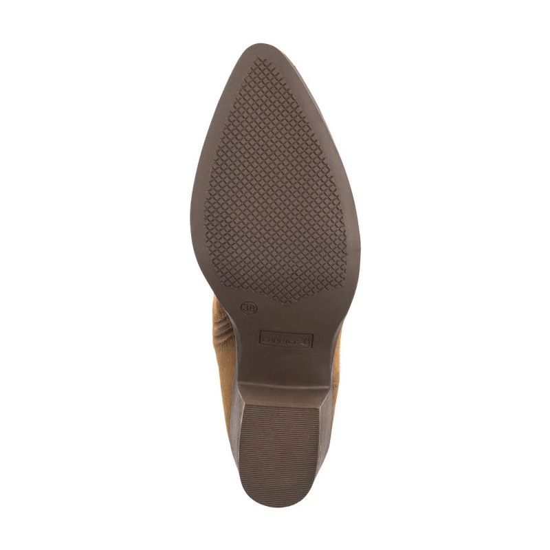 Caprice Brązowe 9-25313-43 741 Khaki Suede (CP423-a) batai