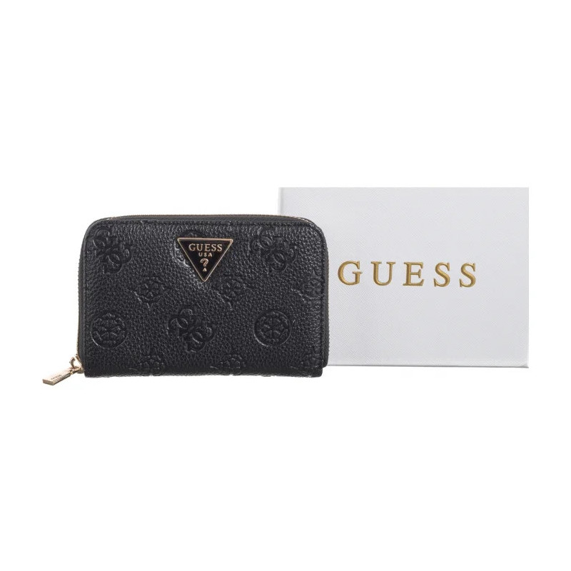 Guess Cresidia Slg Medium Zip Around SWPG93 49140 Black (GU669-a) handbag