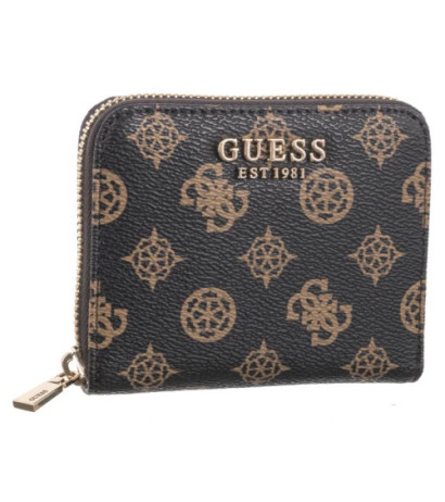 Guess Laurel Slg Small Zip Around SWPG85 00137 Mocha Logo (GU656-a) handbag